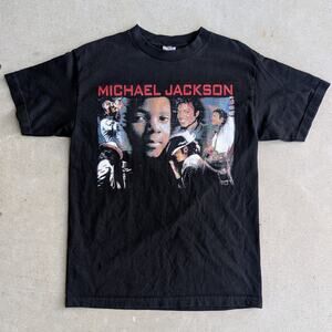 Vintage Michael Jackson King of Pop 90s Tour Band Shirt Made in USA Size Medium